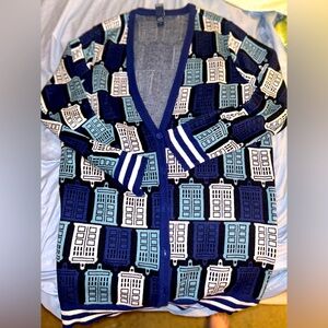 EUC Plus Size Dr Who Tardis Cardigan fromTorrid